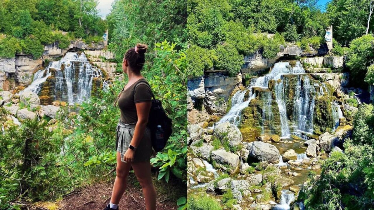 Ontario Has A Hidden Waterfall Trail That Looks Like It Belongs In The Amazon Rainforest