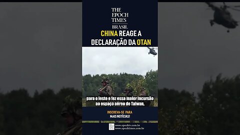 A China não hesitou em responder a declaração da OTAN e enviou mais de 30 caças para Taiwnan #shorts