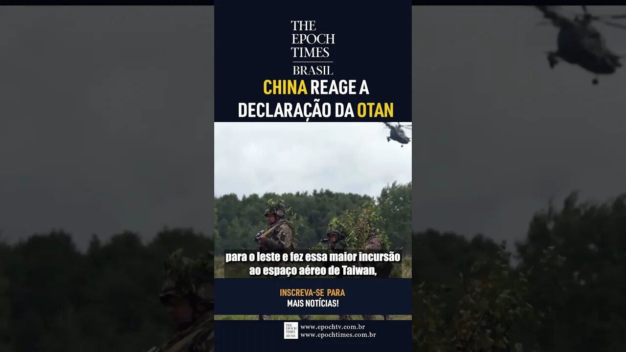 A China não hesitou em responder a declaração da OTAN e enviou mais de 30 caças para Taiwnan #shorts