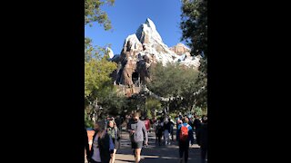 First ride on Expedition Everest!