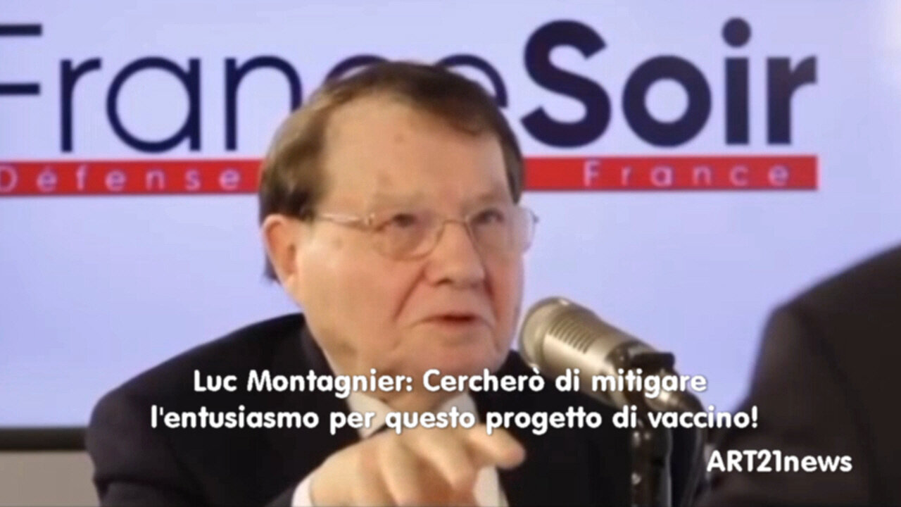 Luc Montagnier: Cercherò di mitigare l'entusiasmo per questo progetto di vaccino!