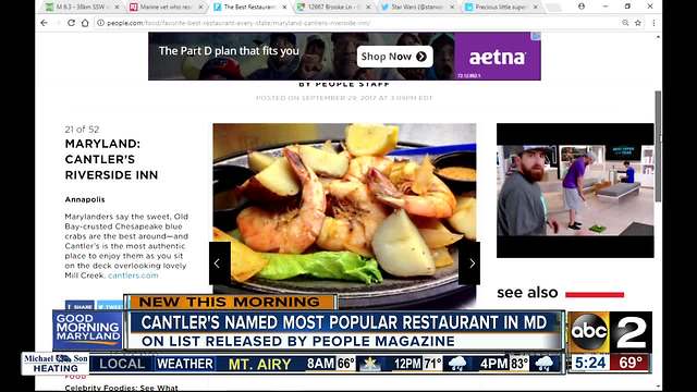 Cantler's Riverside Inn named most popular in MD