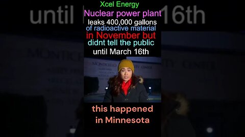 Xcel Energy Radiation Leak #xcel #radiation #coverup