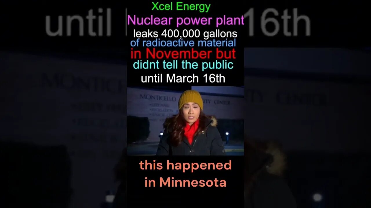 Xcel Energy Radiation Leak #xcel #radiation #coverup