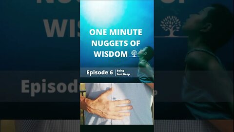 One Minute Nugget of Wisdom Episode 6 part 1 #short