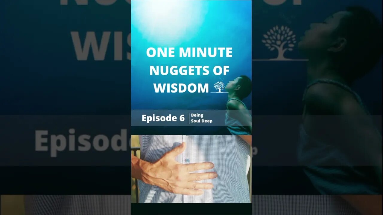 One Minute Nugget of Wisdom Episode 6 part 1 #short