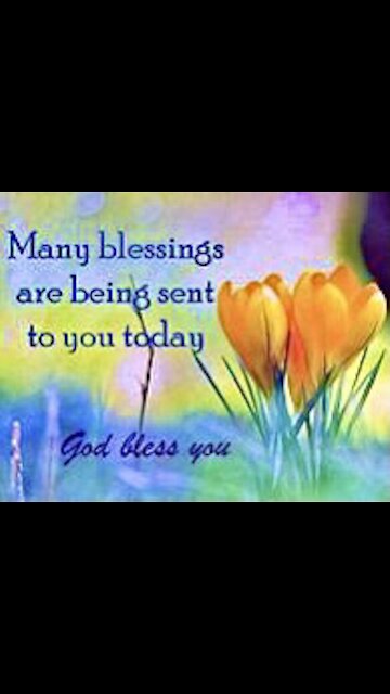 Be So Blessed Today! Receive Daily Blessing From God!