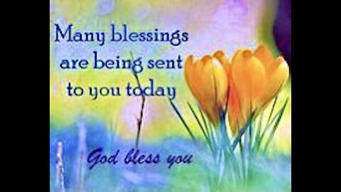 Be So Blessed Today! Receive Daily Blessing From God!