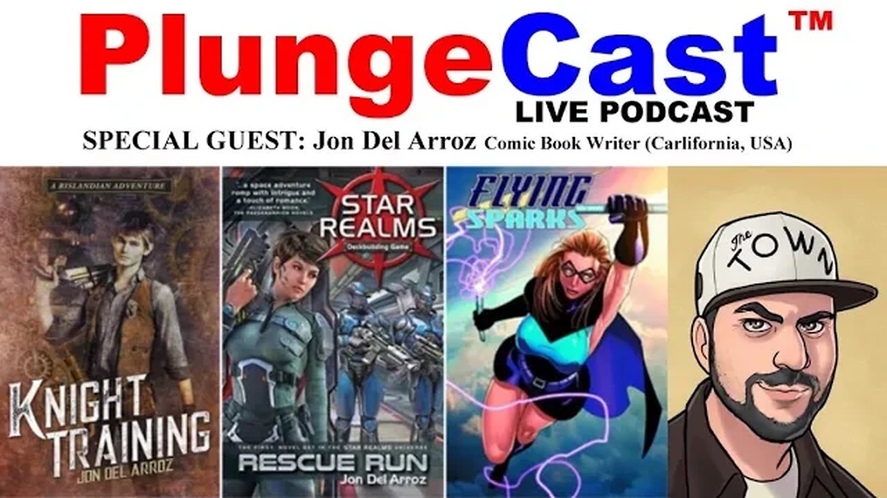 PlungeCast™ S01E20 w' Jon Del Arroz -Comic Book Writer (California, USA)