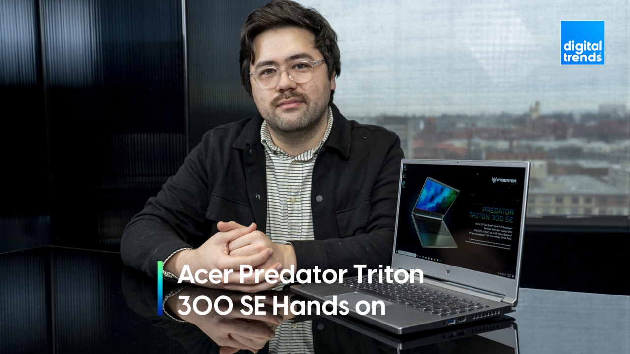 Acer Predator Triton 300 SE Hands-on at CES 2021 | How powerful is it?