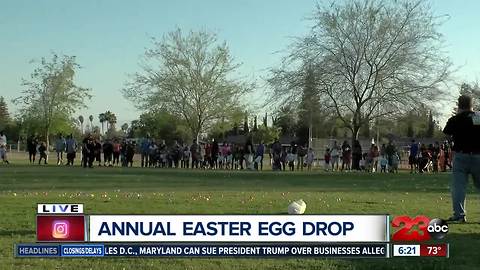 Bakersfield First Assembly of God Church drops 20,000 Easter eggs