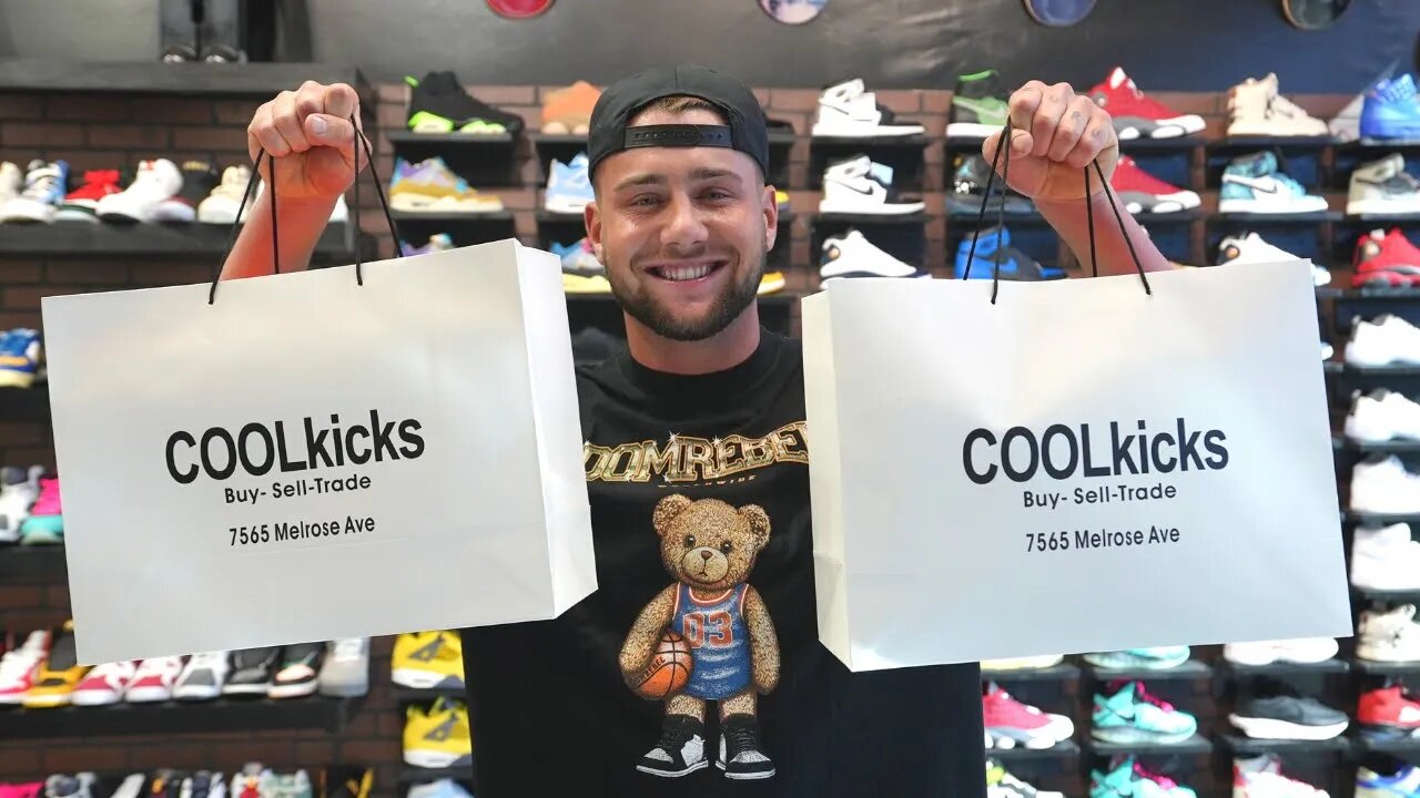 Harry Jowsey Goes Shopping For Sneakers with CoolKicks