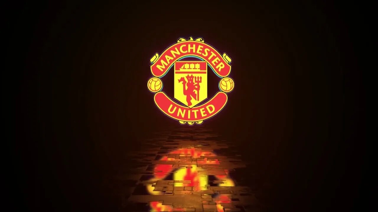 Manchester Utd Glitch Logo Effect Motion Graphics 4K UHD