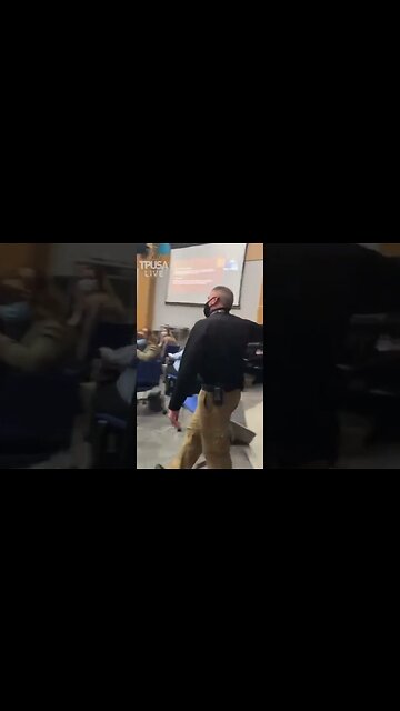 SECURITY FORCEFULLY REMOVES UNMASKED MAN FROM NY SCHOOL BOARD MEETING
