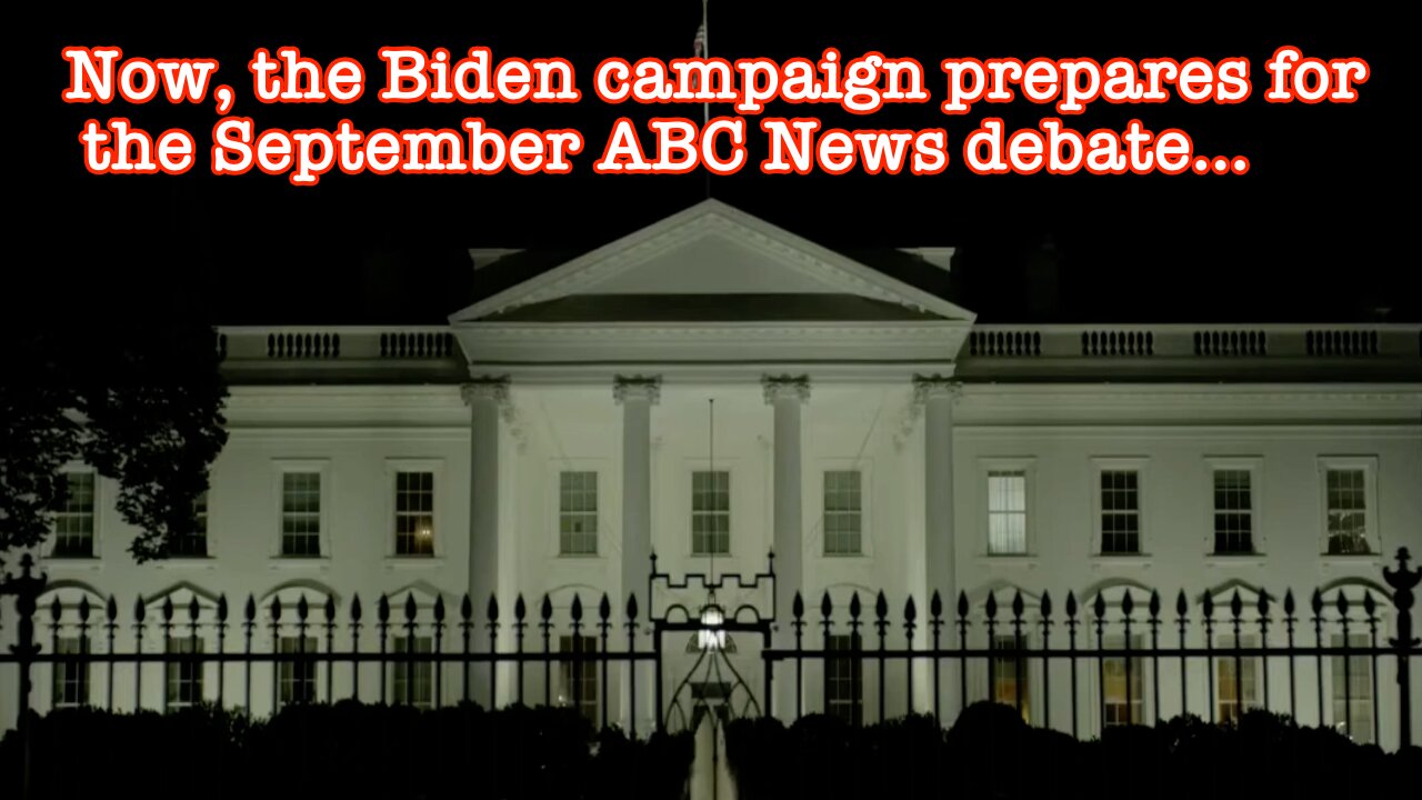 Biden Campaign Prepares For ABC News Debate in September (MEME)