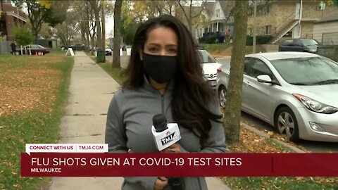 Two Milwaukee COVID-19 testing sites now offer free flu shots