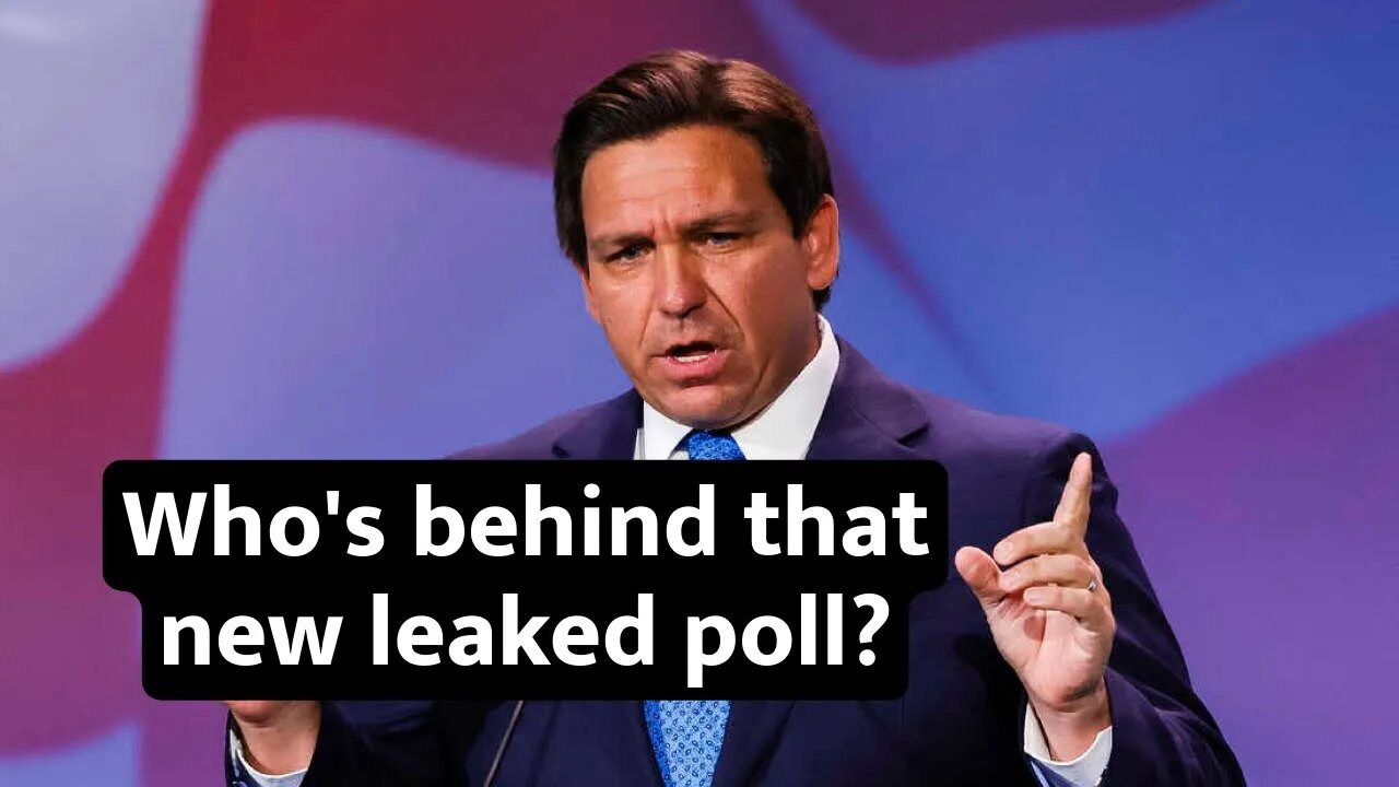 DeSantis is trying to shape the GOP primary with internal polling