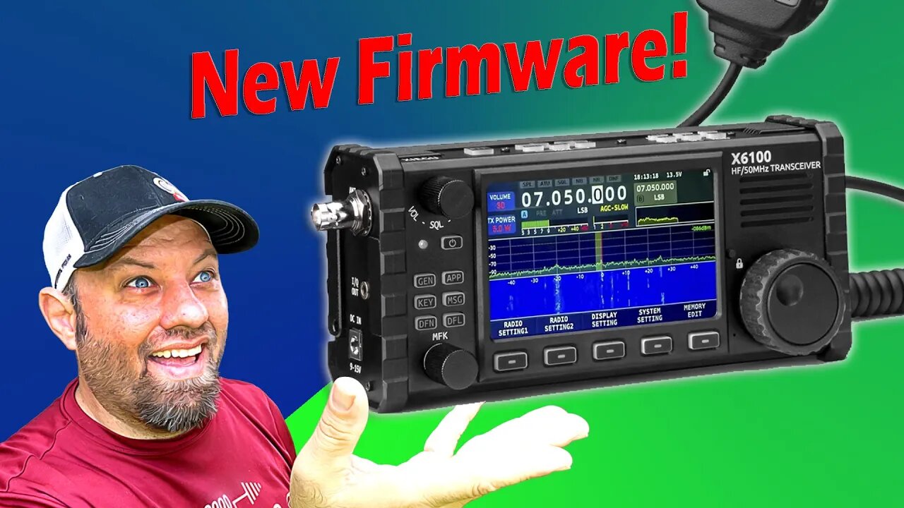 Xiegu X6100 Firmware Update! QRP HF Ham Radio Transceiver Updates