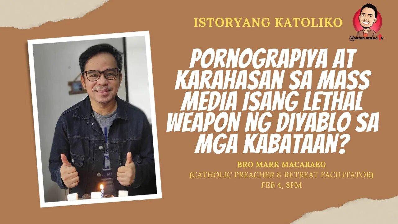 LIVE NOW‼️ Pornograpiya at Karahasan sa Mass Media isang LETHAL WEAPON ng DIYABLO sa mga Kabataan?