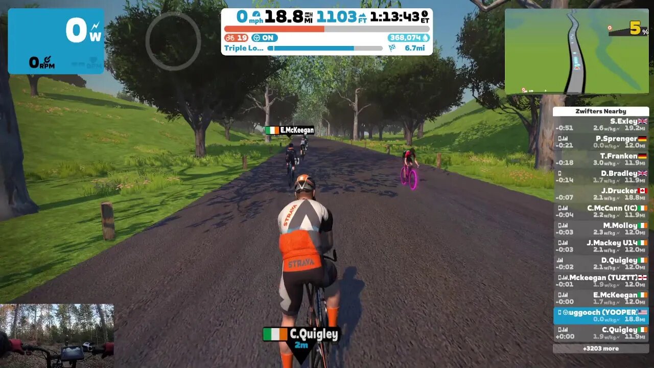 Zwift - Triple Loops in London + MUZIC