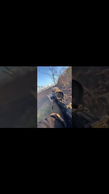 ⚔️First-person shooting combat in Ukraine #shorts