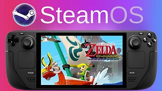 The Legend of Zelda: The Wind Waker HD (CEMU) Wii U Emulator | Steam Deck