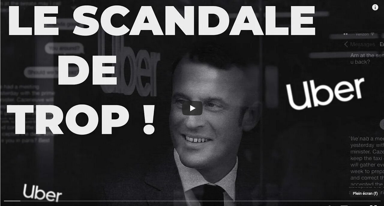 Scandale Uber Macron dans la tourmente !