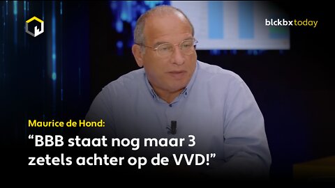 Maurice de Hond: "BBB staat nog maar 3 zetels achter op de VVD!"