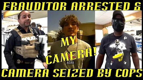 Frauditor Arrested at Post Office & Camera Seized by Cops!