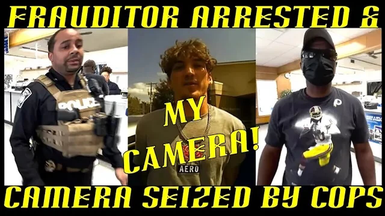 Frauditor Arrested at Post Office & Camera Seized by Cops!