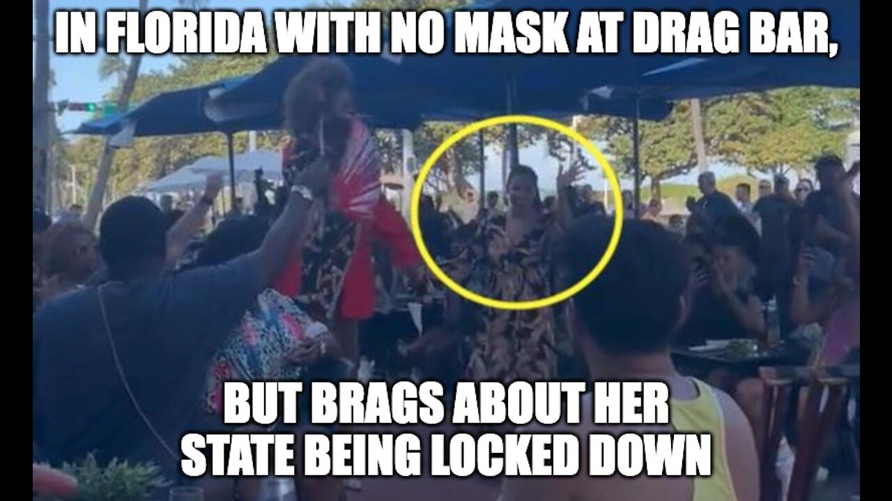 Can You Say Hypocrisy? AOC Maskless In Miami At A Drag Bar