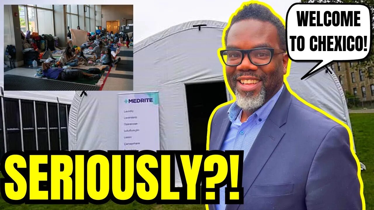 Brandon Johnson Spends $30 MILLION on TENTS for MIGRANTS While TURNING BACK on CHICAGO RESIDENTS!