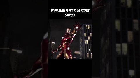 Iron Man & Hulk vs Super Skrull #marvel #gaming #shorts