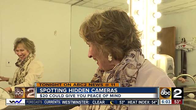 Spotting hidden cameras