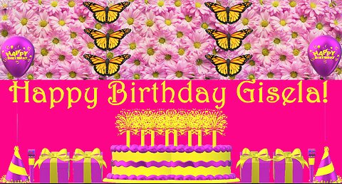 Happy Birthday 3D - Happy Birthday Gisela - Happy Birthday To You - Happy Birthday Song