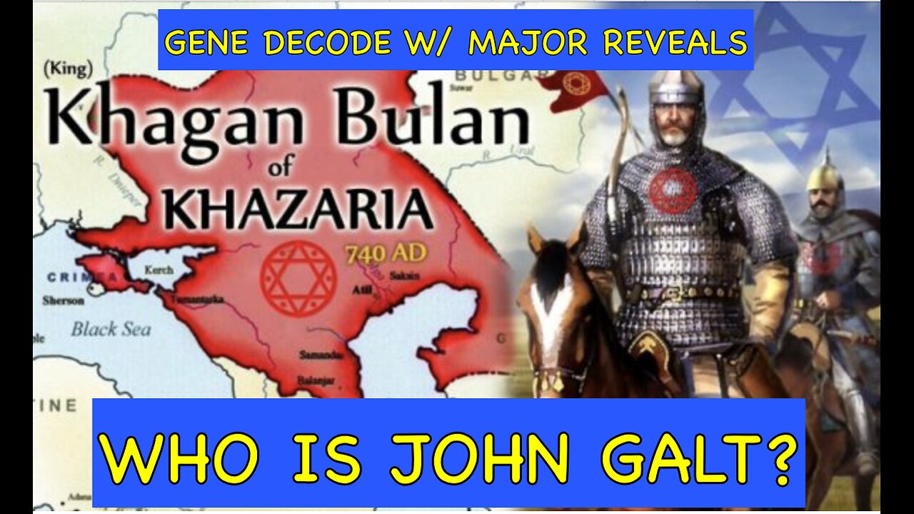 GENE DECODE- W/ MAJOR INTEL ON ISRAEL & WHY THIS IS HAPPENING. TY JGANON & SGANON