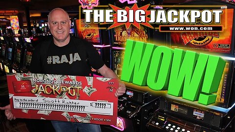 WOW! RAJA RECEIVES A BIG CHECK FOR A BIG HANDPAY! 🐯TIGER WOMAN WIN! | Raja Slots