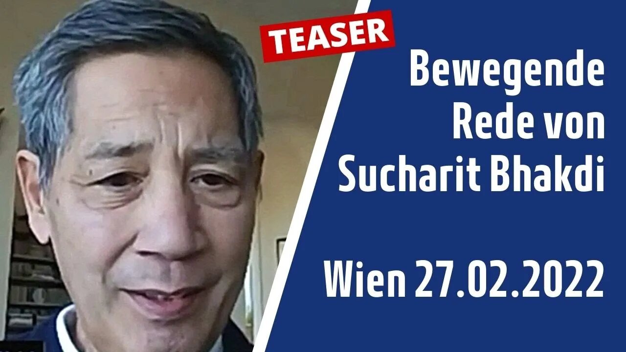 Bewegende Rede von Prof. Sucharit Bhakdi | Wien #W2702 #VIE2702