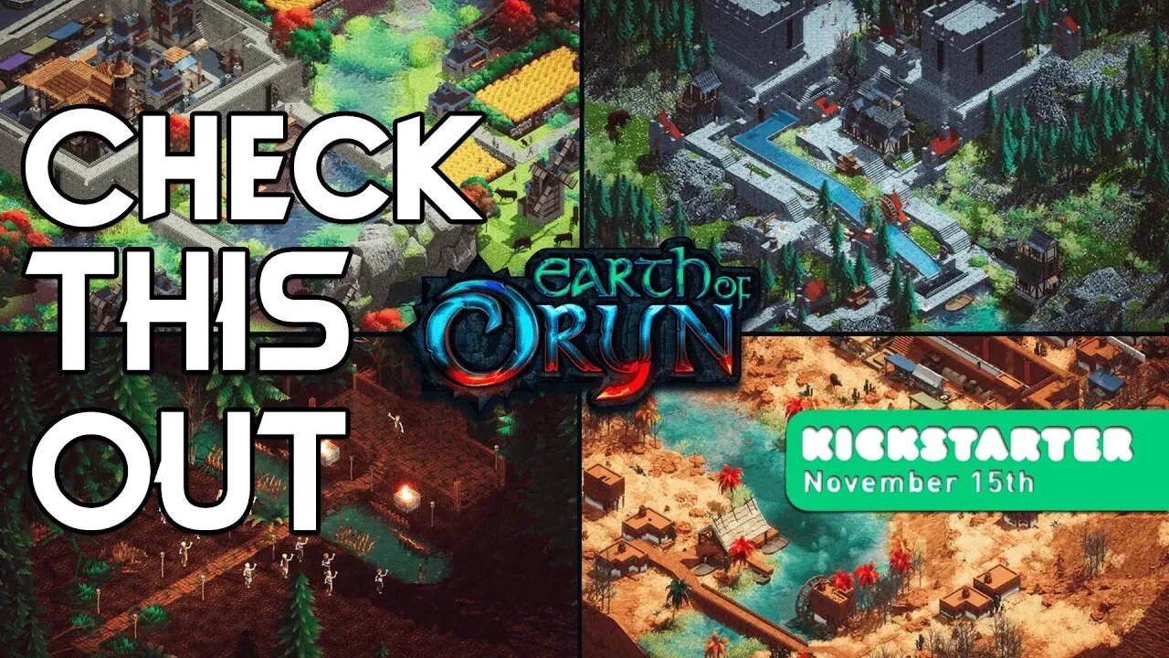 Earth Of Oryn: A Medieval City Builder! Just Kickstarted Lets Check it Out!