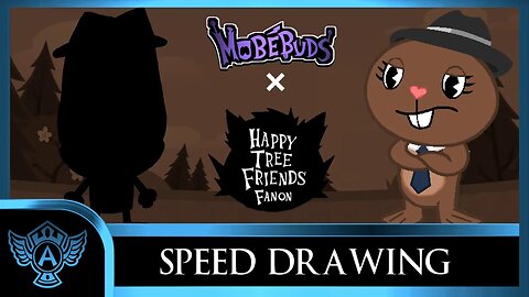 Speed Drawing: Happy Tree Friends Fanon - Jazz | Mobebuds Style