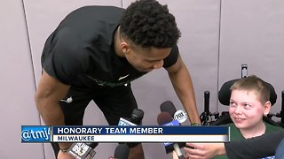 Milwaukee Bucks' Giannis Antetokounmpo gives back through Make-A-Wish