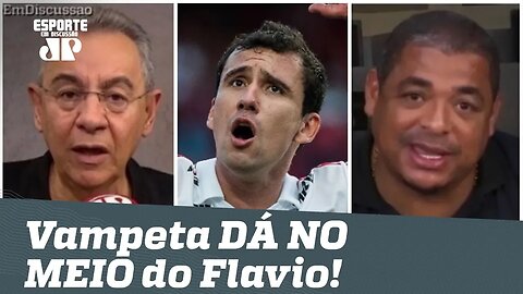 Flavio Prado zoa São Paulo, e Vampeta DÁ NO MEIO: "história não se conta em 10 anos!"