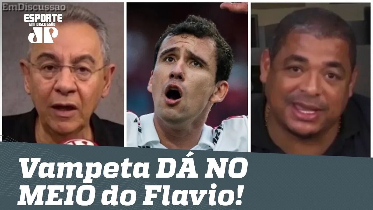 Flavio Prado zoa São Paulo, e Vampeta DÁ NO MEIO: "história não se conta em 10 anos!"