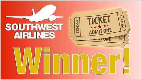 25000 Southwest Airlines Points | Winner Announcement | Live Drawing