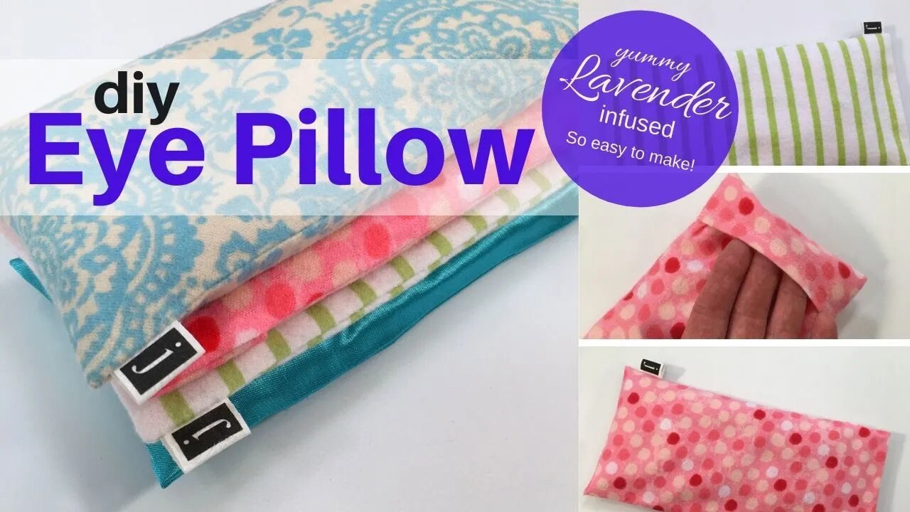 DIY Lavender EYE PILLOW | Easy Sewing Tutorial