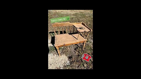 Vintage Gossip Bench