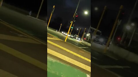 Bike path crossing across Saint Luke's Road.