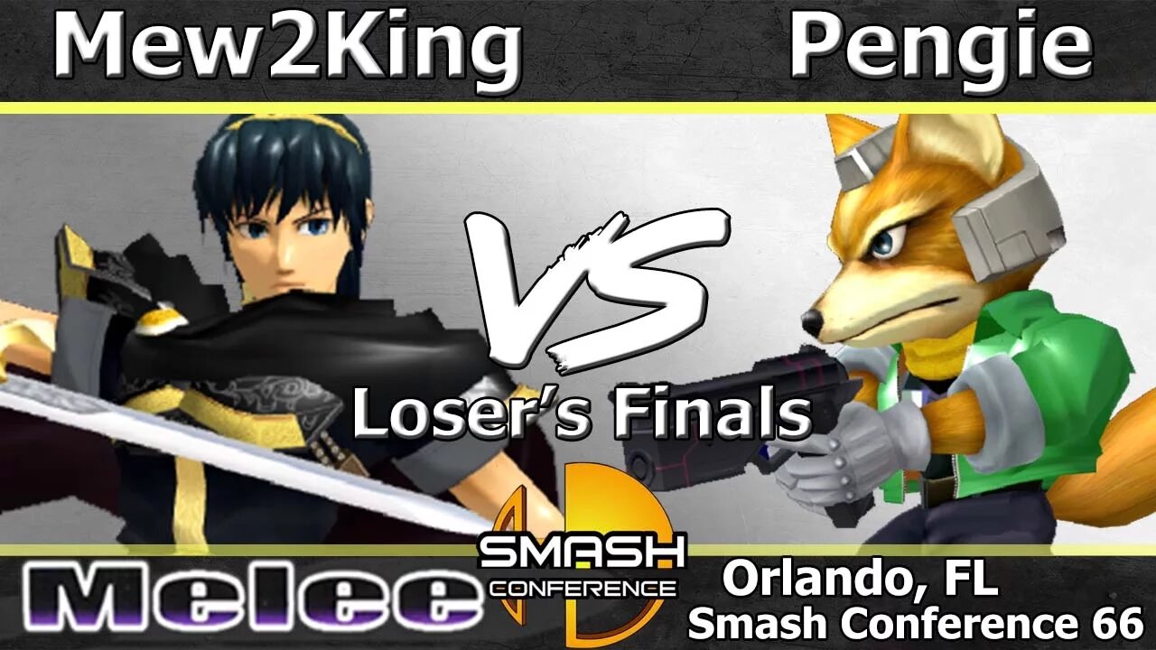 FOX MVG|Mew2King (Sheik & Marth) vs. Pengie (Fox) - Melee Loser's Finals - SC: LXVI