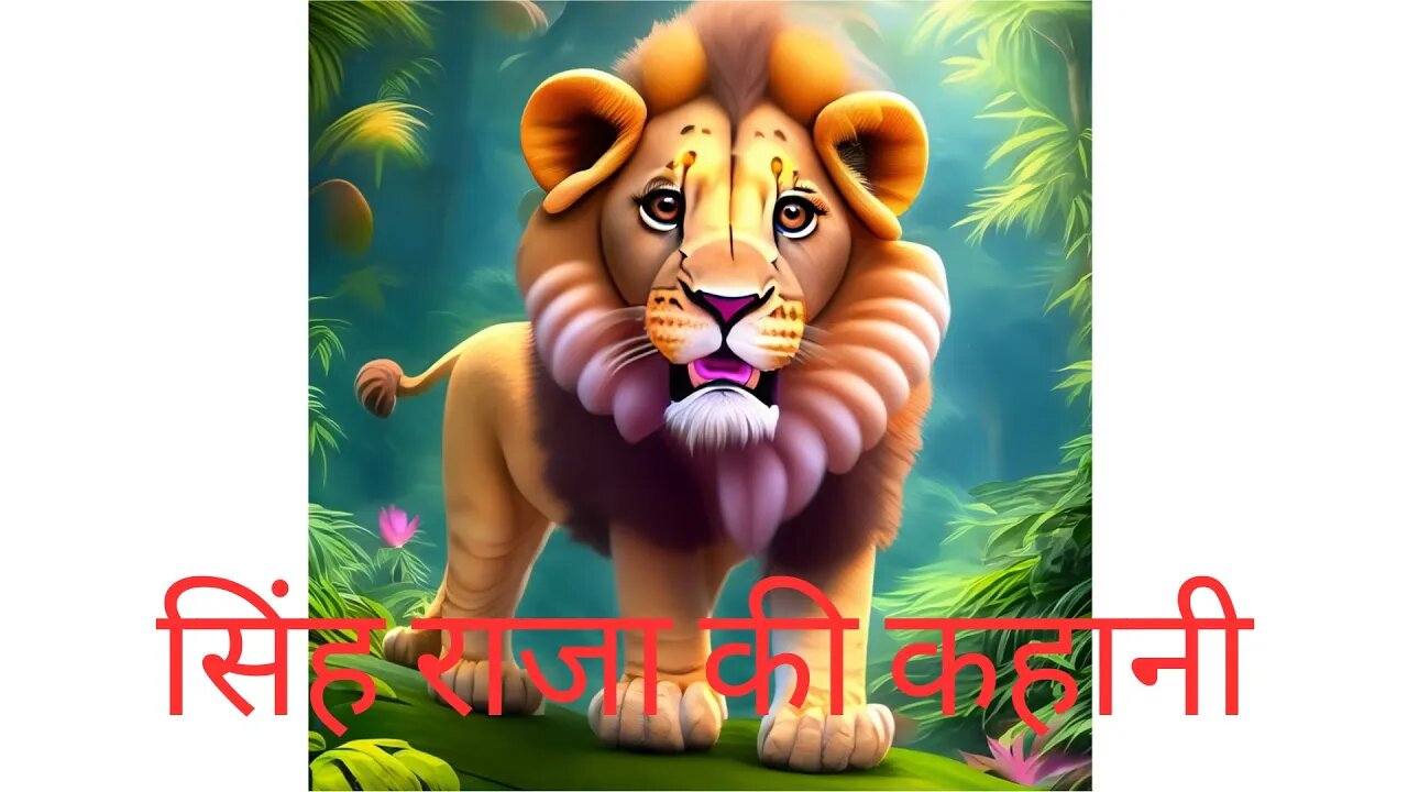 सिंह राजा की कहानी // hindi story lion