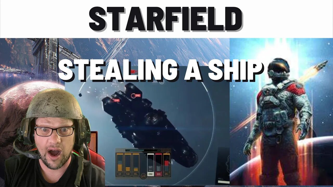 I Stole A Ship in Starfield Again!!!! #starfield